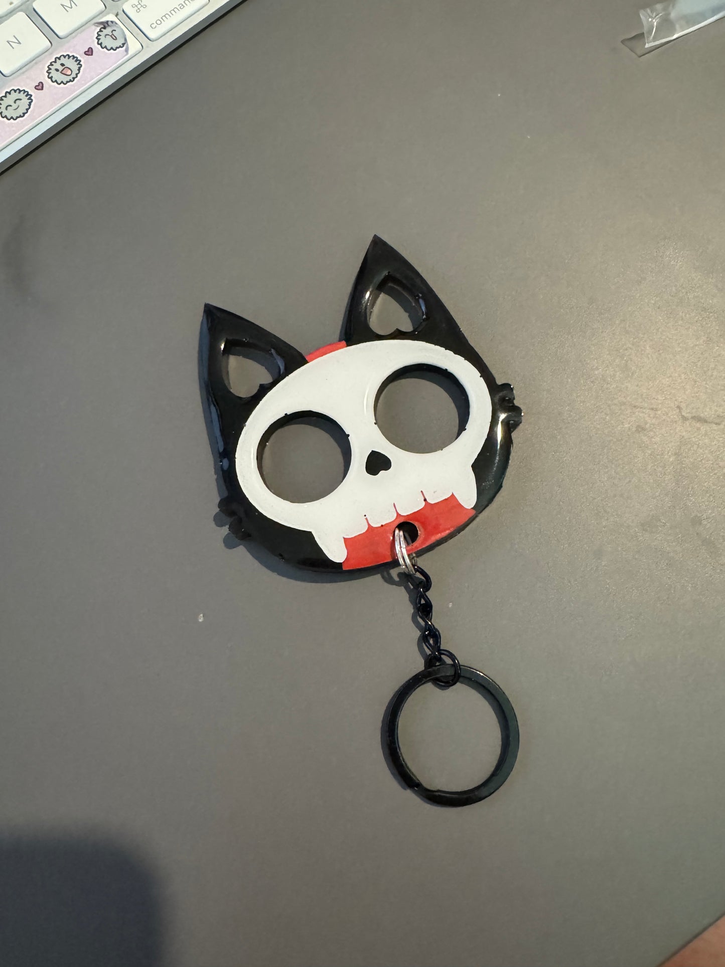 Exclusive Clanky Kitty Defense Keychain