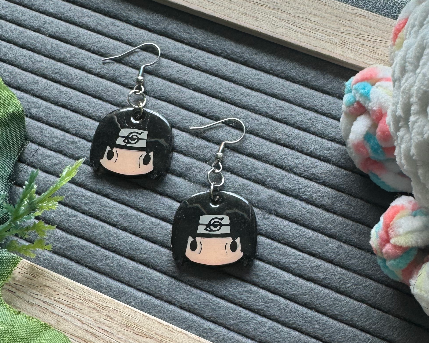 Its Older Brother Ninja Character Hypoallergenic Dangle Earrings