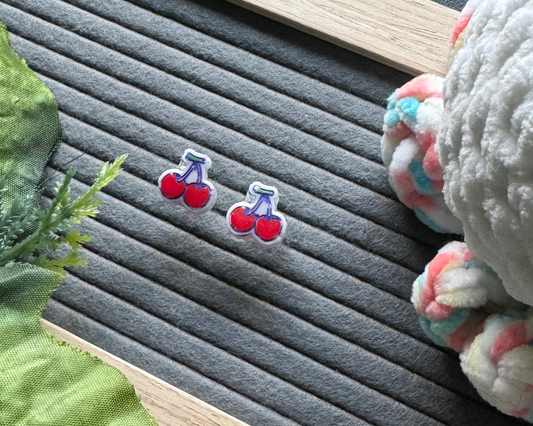 Cute Cherry Hypoallergenic Earrings