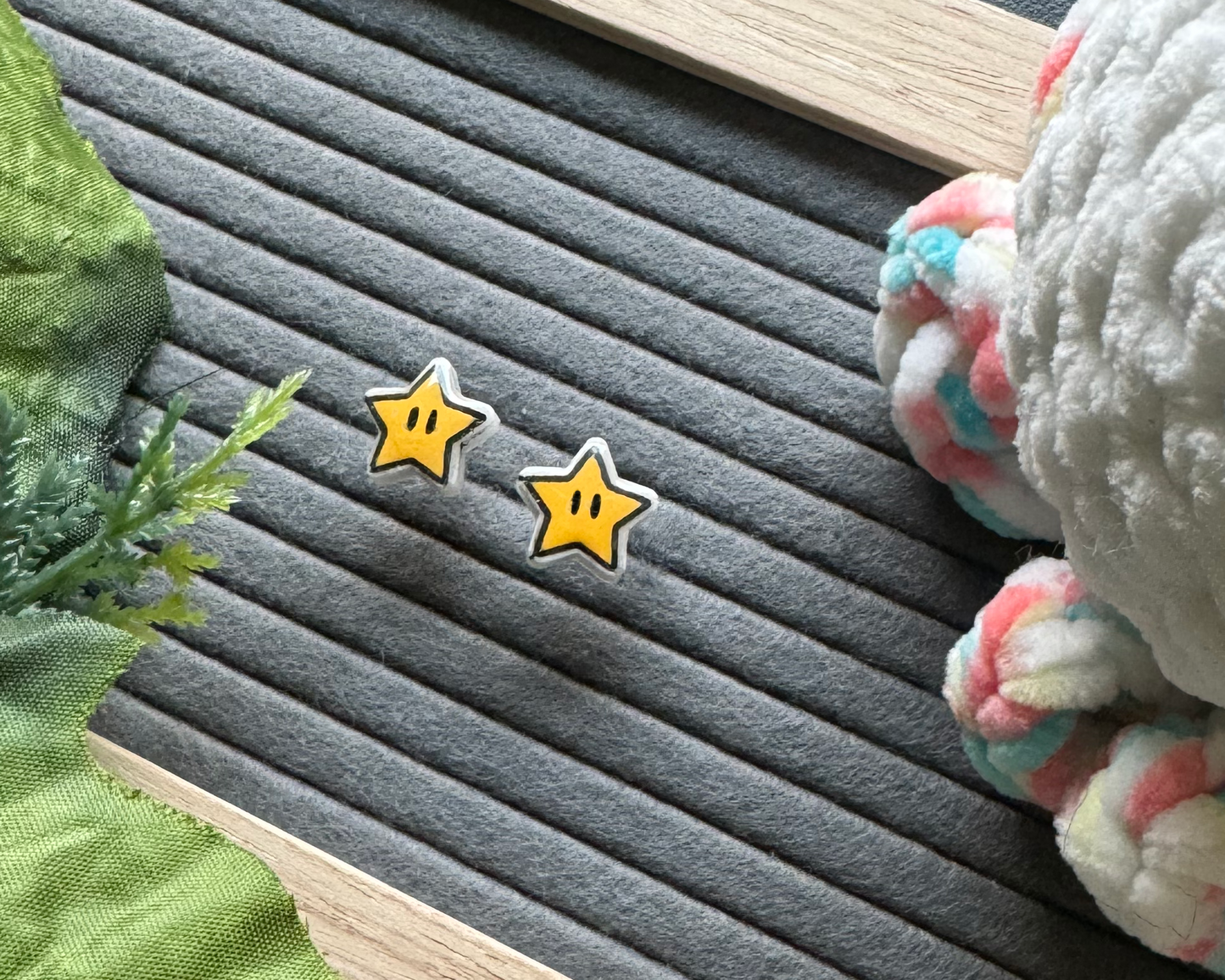 Video Game Star Hypoallergenic Earrings